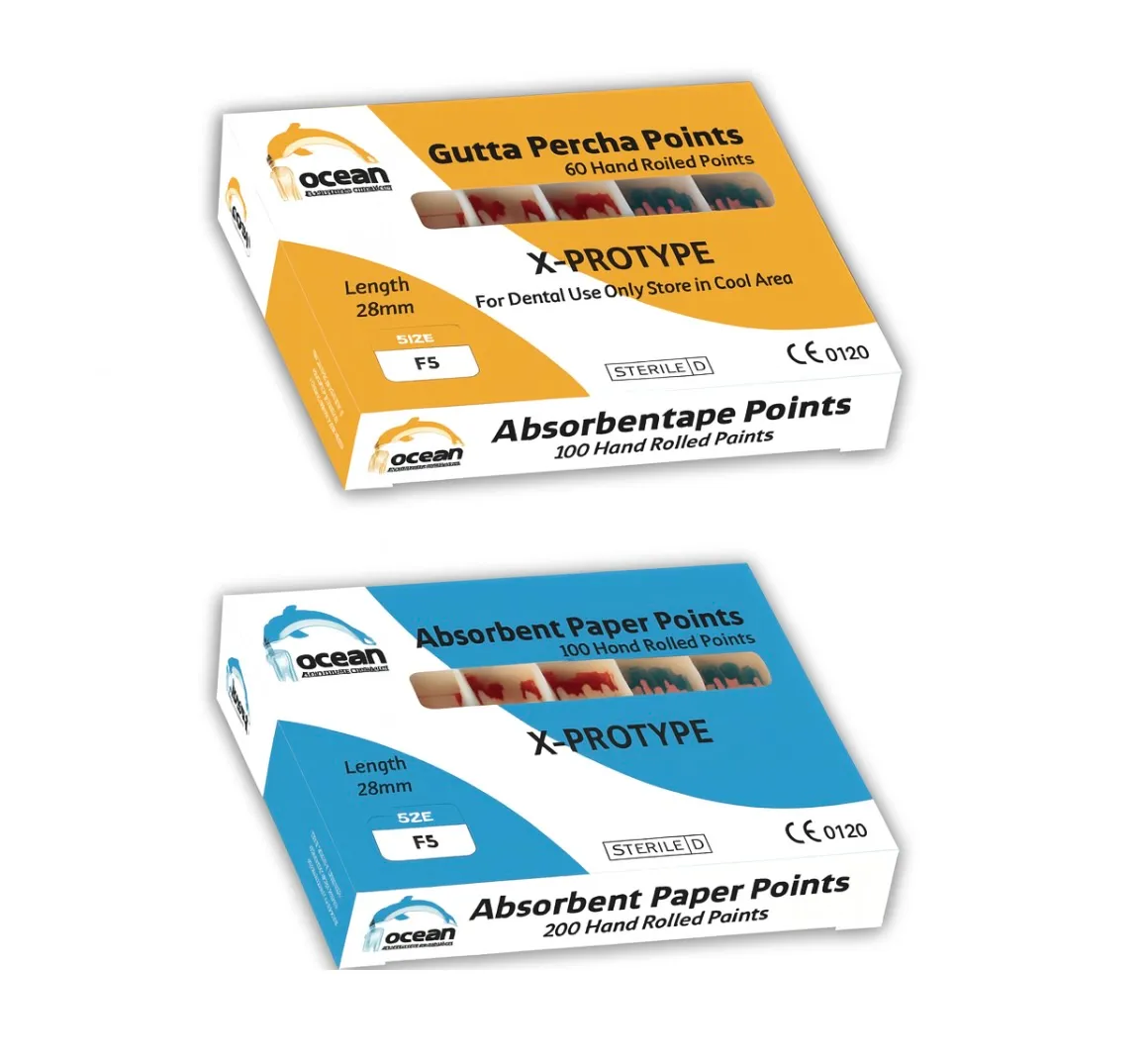 OCEAN X-PROTYPE GUTTA PERCHA & PAPER POINTS